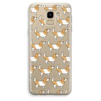 Doggy: Samsung Galaxy J6 (2018) Transparant Hoesje Doggy: Samsung Galaxy J6 (2018) Transparant Hoesje