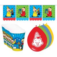 Bumba kinderfeestje versiering - verjaardag - vlaggetjes - bekers - ballonnen