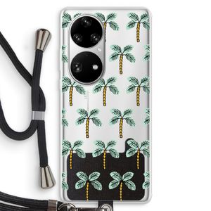 Paradise: Huawei P50 Pro Transparant Hoesje met koord