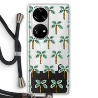 Paradise: Huawei P50 Pro Transparant Hoesje met koord