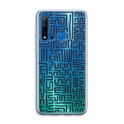 Moroccan Print: Huawei P20 Lite (2019) Transparant Hoesje
