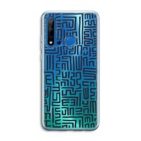 Moroccan Print: Huawei P20 Lite (2019) Transparant Hoesje