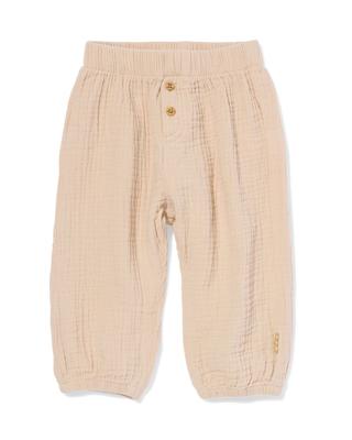 HEMA Newborn Broek Mousseline Lichtbruin (lichtbruin)