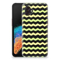 Samsung Galaxy Xcover 6 Pro | TPU bumper | Waves Yellow