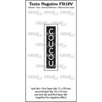 Crealies • texto negativo coucou (verticaal)