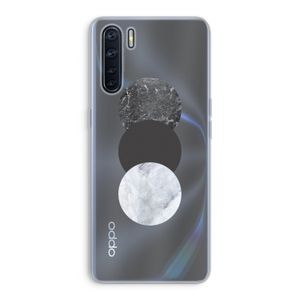 Marmeren cirkels: Oppo A91 Transparant Hoesje