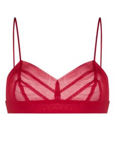 Philosophy Di Lorenzo Serafini soutien-gorge à effet de transparence - Rouge