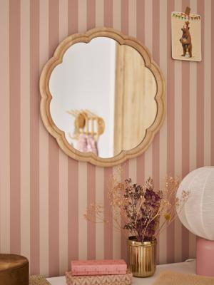 Ronde spiegel FESTON beige Ronde spiegel FESTON beige