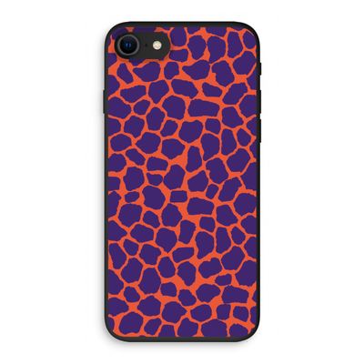 Purple Giraffe: iPhone SE 2020 Biologisch afbreekbaar hoesje