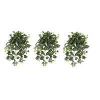 3x Groene Hedera Helix/klimop kunstplant 65 cm voor buiten