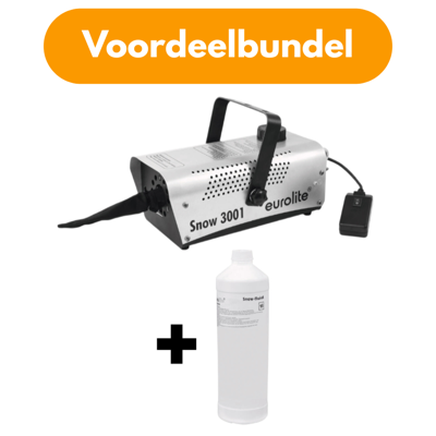 Eurolite Snow 3001 Sneeuwmachine 700W + sneeuwvloeistof 1L