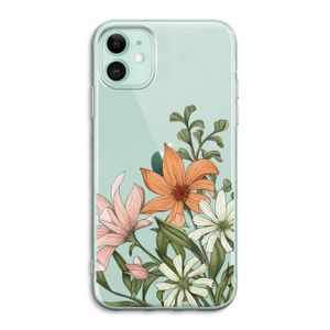 Floral bouquet: iPhone 11 Transparant Hoesje