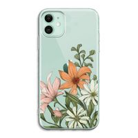 Floral bouquet: iPhone 11 Transparant Hoesje