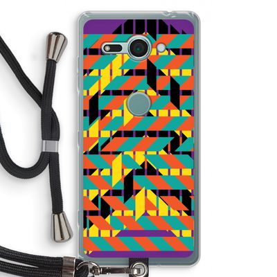 Skew Bee 2: Sony Xperia XZ2 Compact Transparant Hoesje met koord