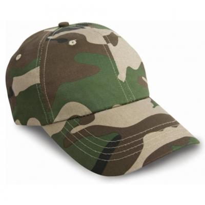 Result Camouflage Pet - groen - baseballcap - volwassenen - legercaps - 100% katoen