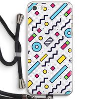 8-bit N°8: iPhone 5 / 5S / SE Transparant Hoesje met koord