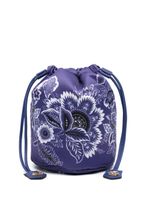 ETRO pochette à fleurs - Bleu