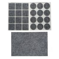 Antikras viltjes grijs voor meubels 100x delige set - Meubelviltjes - thumbnail