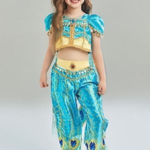 Buikdans Kinderdanskleding Turnpakje / Onesie Uitgehold Voor meisjes Prestatie Natuurlijk Polyester Lightinthebox