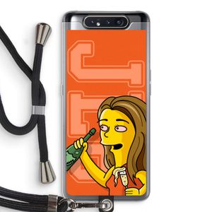 Jamie Lee Simpson: Samsung Galaxy A80 Transparant Hoesje met koord