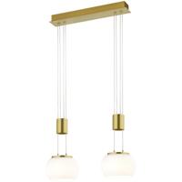 Trion Maliba LED Hanglamp - 16W Dimbaar - Warm Wit 3000K - Mat Goud