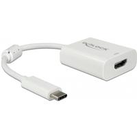 DeLOCK 63937 video kabel adapter 0,1 m USB Type-C HDMI Wit - thumbnail