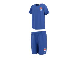 Kinder voetbaltenue UEFA EURO 2024 (98/104, Blauw)