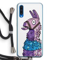 Lama: Samsung Galaxy A50 Transparant Hoesje met koord