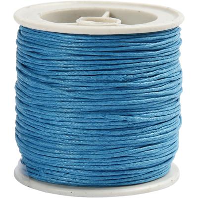 Creativ Company Katoenkoord, dikte 1 mm, turquoise, 40 m/ 1 rol