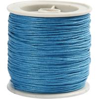 Creativ Company Katoenkoord, dikte 1 mm, turquoise, 40 m/ 1 rol