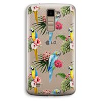 Kleurrijke papegaaien: LG K10 (2016) Transparant Hoesje Kleurrijke papegaaien: LG K10 (2016) Transparant Hoesje
