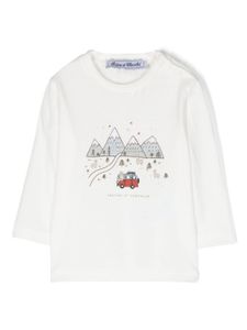 Tartine Et Chocolat t-shirt en coton à imprimé graphique - Blanc