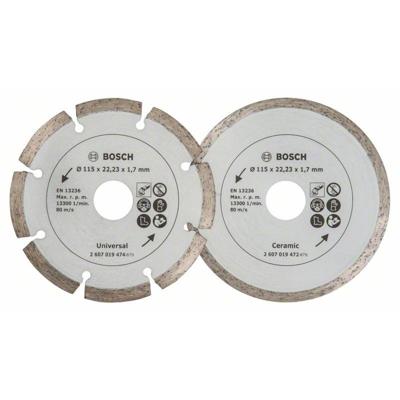 Bosch Accessories Dia-SS Turbo 115mm 2 stuks