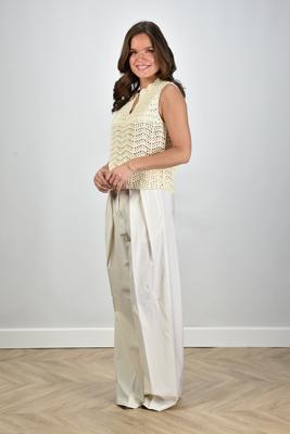 Nine In The Morning broek Sandra 9SS25-SN67 milk