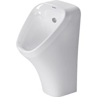 Duravit DuraStyle urinoir spoelrandloos met sproeikop met achterinlaat met vlieg met wondergliss wit 28063000071 - thumbnail