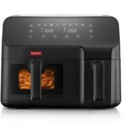 Olievrije friteuse - BODUM - Dubbel compartiment 3,2L en 5,1L - 2700 W - Zwart