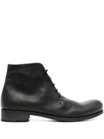 WERKSTATT:MÜNCHEN lace-up leather ankle boots - Noir - thumbnail