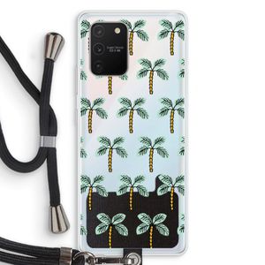 Paradise: Samsung Galaxy S10 Lite Transparant Hoesje met koord