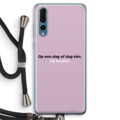 gij beslist: Huawei P20 Pro Transparant Hoesje met koord