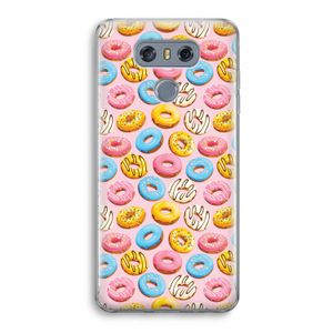 Pink donuts: LG G6 Transparant Hoesje