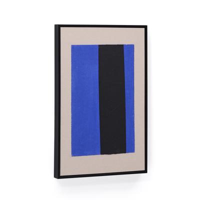 Kave Home Schilderij 'Zernu' 65 x 42cm, kleur Donkerblauw