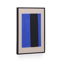Kave Home Schilderij 'Zernu' 65 x 42cm, kleur Donkerblauw