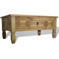 Salontafel Mexicaans grenenhout Corona-stijl 100x60x45 cm