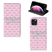 Apple iPhone 11 Pro Max Design Case Flowers Pink DTMP - thumbnail