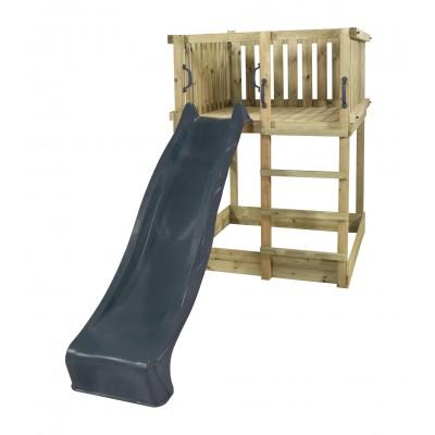 Houten Klimtoren Met Glijbaan