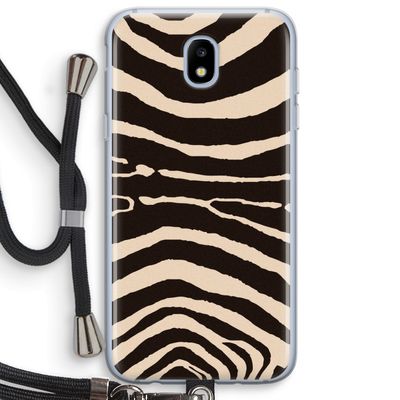 Arizona Zebra: Samsung Galaxy J5 (2017) Transparant Hoesje met koord