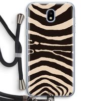 Arizona Zebra: Samsung Galaxy J5 (2017) Transparant Hoesje met koord