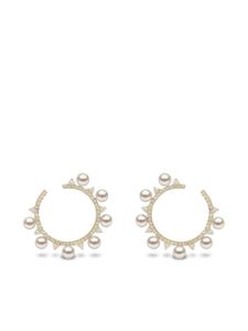 Yoko London boucles d'oreilles en or 18ct ornées de perles