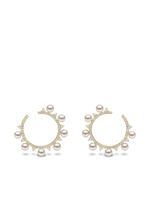 Yoko London boucles d'oreilles en or 18ct ornées de perles