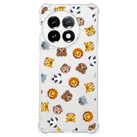 Doorzichtige Silicone Hoesje voor OnePlus 11 Dieren Emojis